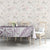 Polynesia Tablecloth Polynesian Tropical Flowers Purple Pastel Vibes - Wonder Print Shop