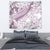 Polynesia Tapestry Polynesian Tropical Flowers Purple Pastel Vibes - Wonder Print Shop