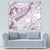 Polynesia Tapestry Polynesian Tropical Flowers Purple Pastel Vibes - Wonder Print Shop