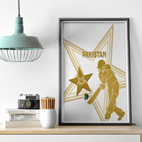 Pakistan Cricket Canvas Wall Art 2023 Go Shaheens - Wonder Print Shop