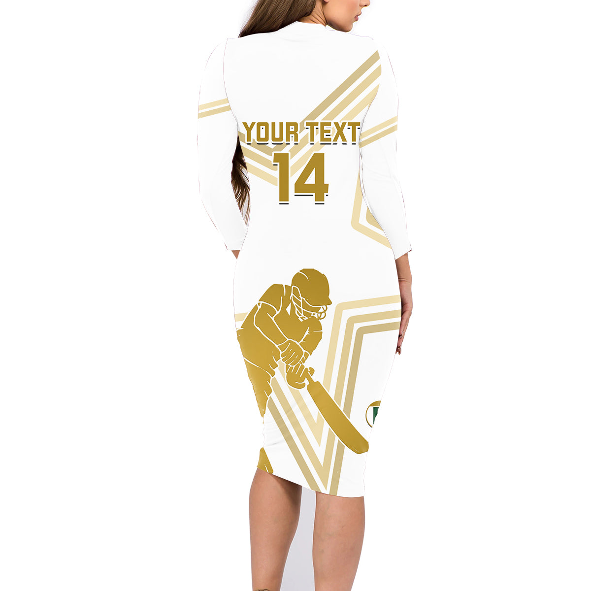 Custom Pakistan Cricket Family Matching Long Sleeve Bodycon Dress and Hawaiian Shirt 2023 Go Shaheens - Wonder Print Shop