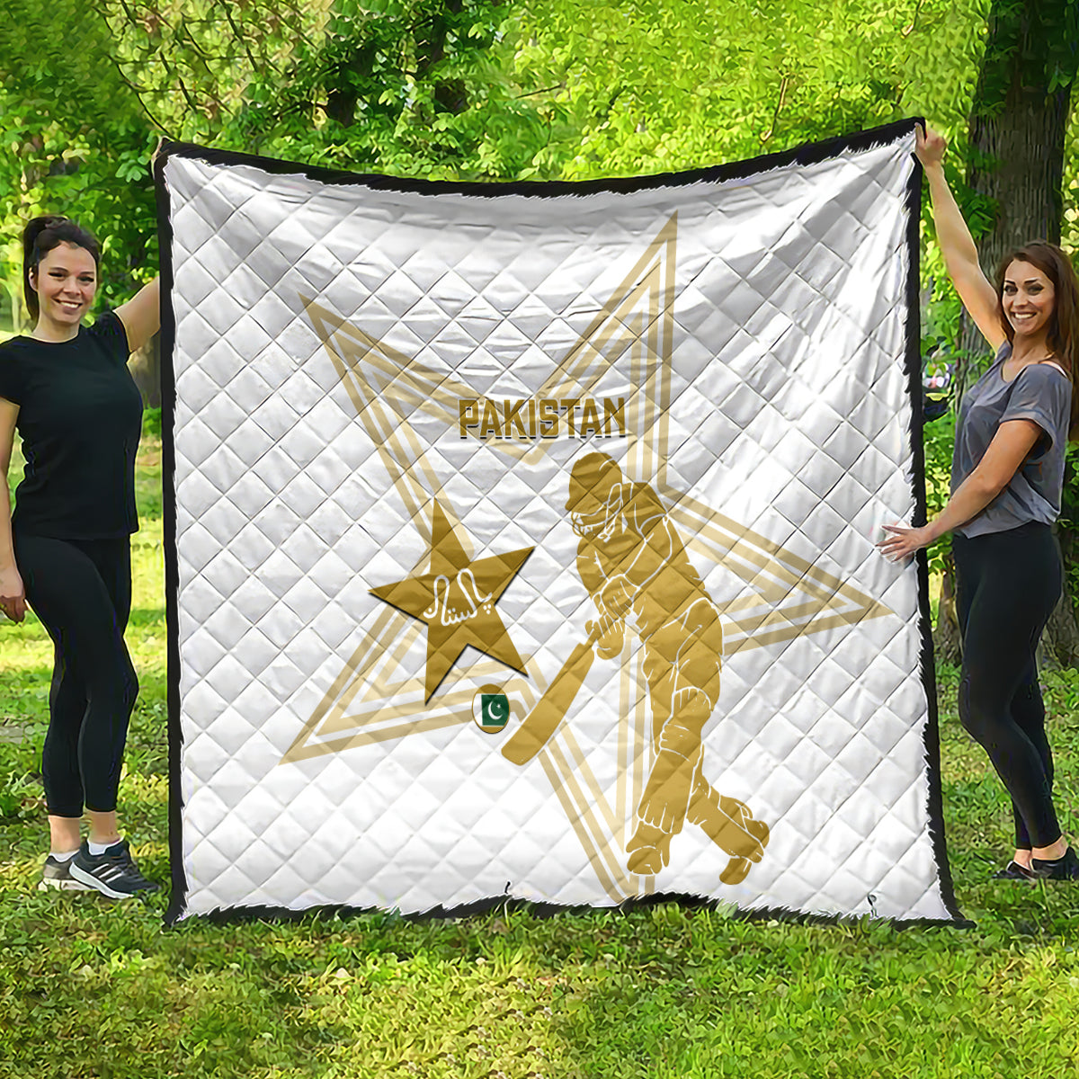 Pakistan Cricket Quilt 2023 Go Shaheens - Wonder Print Shop