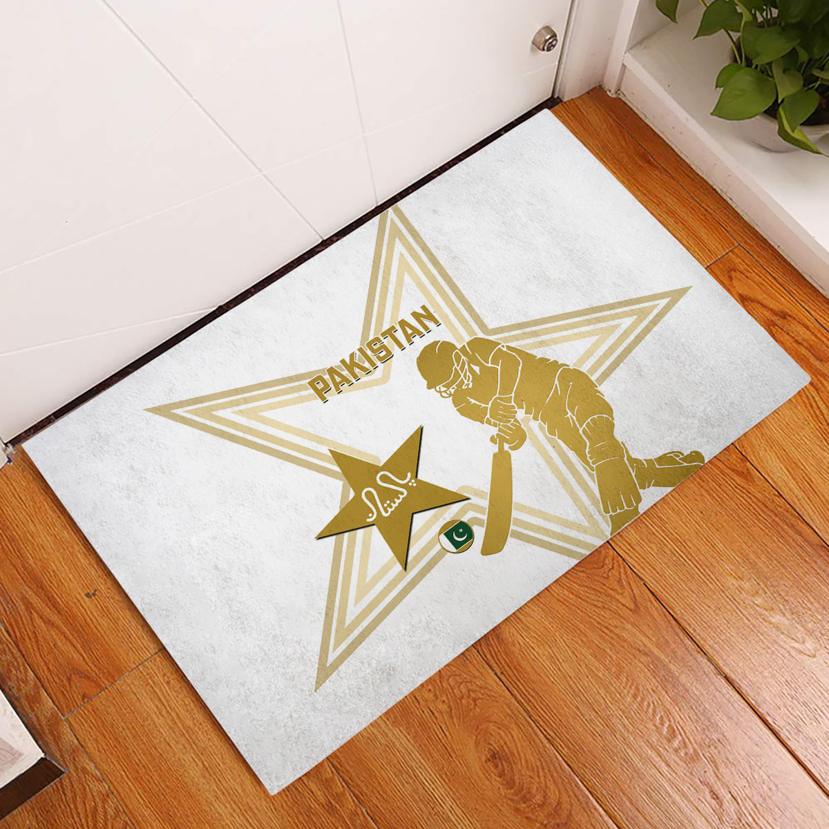 Pakistan Cricket Rubber Doormat 2023 Go Shaheens - Wonder Print Shop