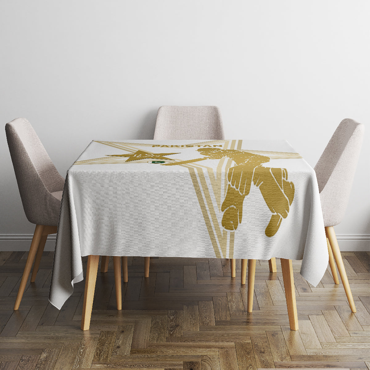 Pakistan Cricket Tablecloth 2023 Go Shaheens - Wonder Print Shop