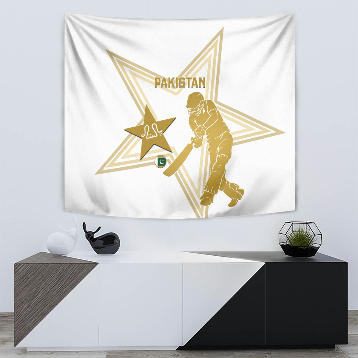 Pakistan Cricket Tapestry 2023 Go Shaheens - Wonder Print Shop