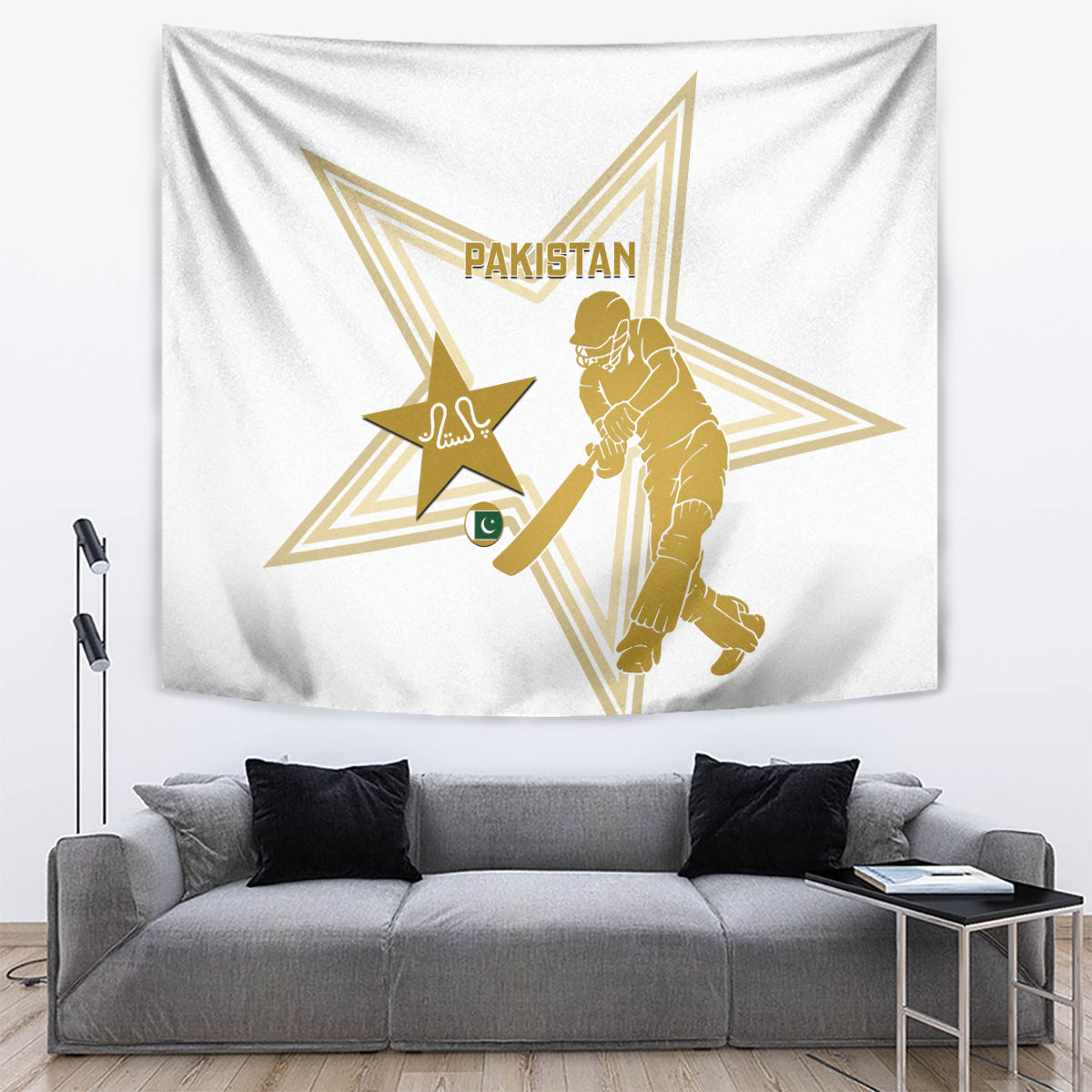 Pakistan Cricket Tapestry 2023 Go Shaheens - Wonder Print Shop