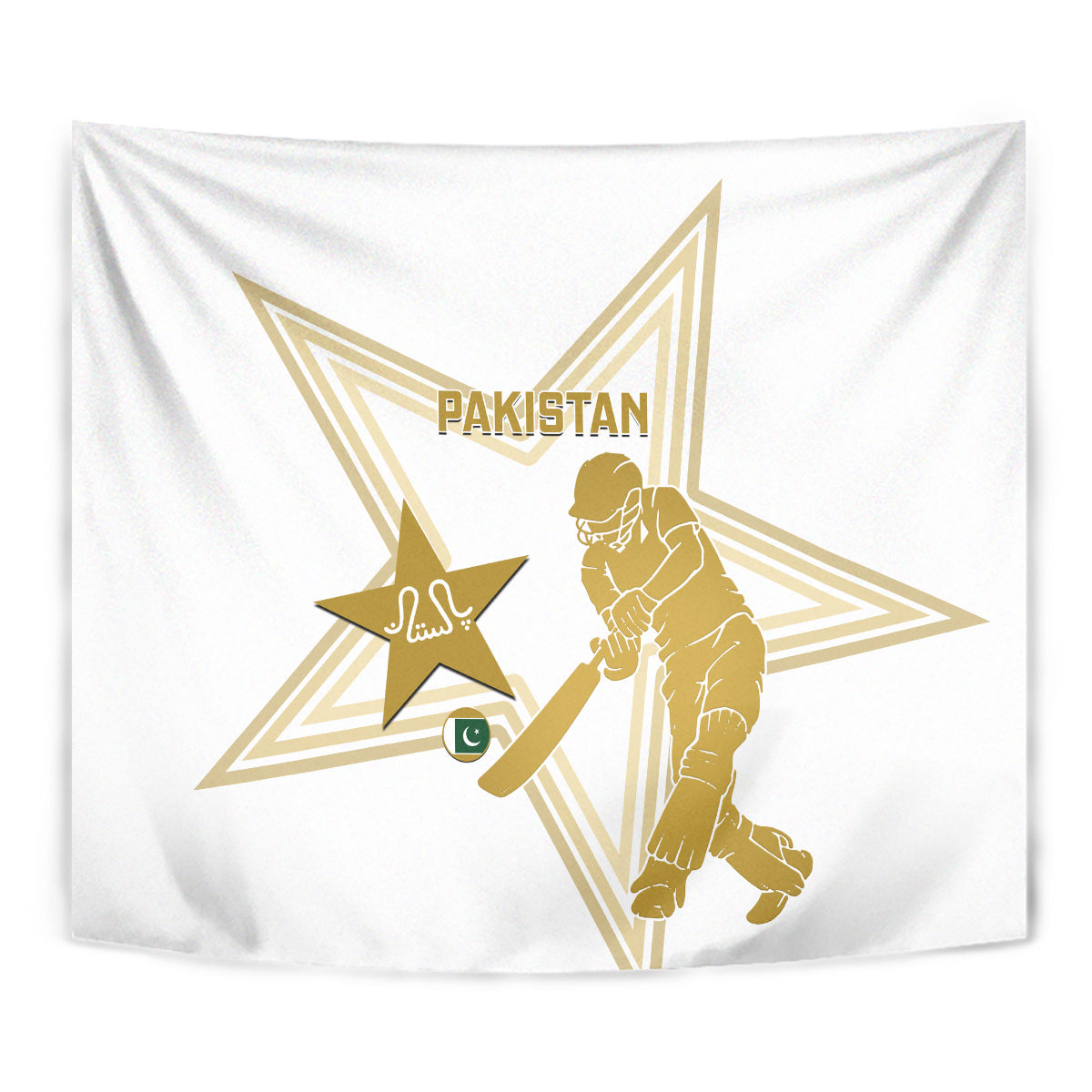 Pakistan Cricket Tapestry 2023 Go Shaheens - Wonder Print Shop
