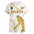 Custom Pakistan Cricket Women V Neck T Shirt 2023 Go Shaheens - Wonder Print Shop