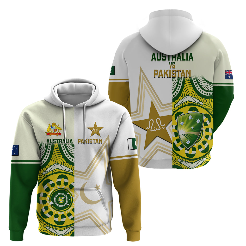 Australia And Pakistan Cricket Hoodie Boxing Day 2023 Test Aussie With Shaheens - Wonder Print Shop