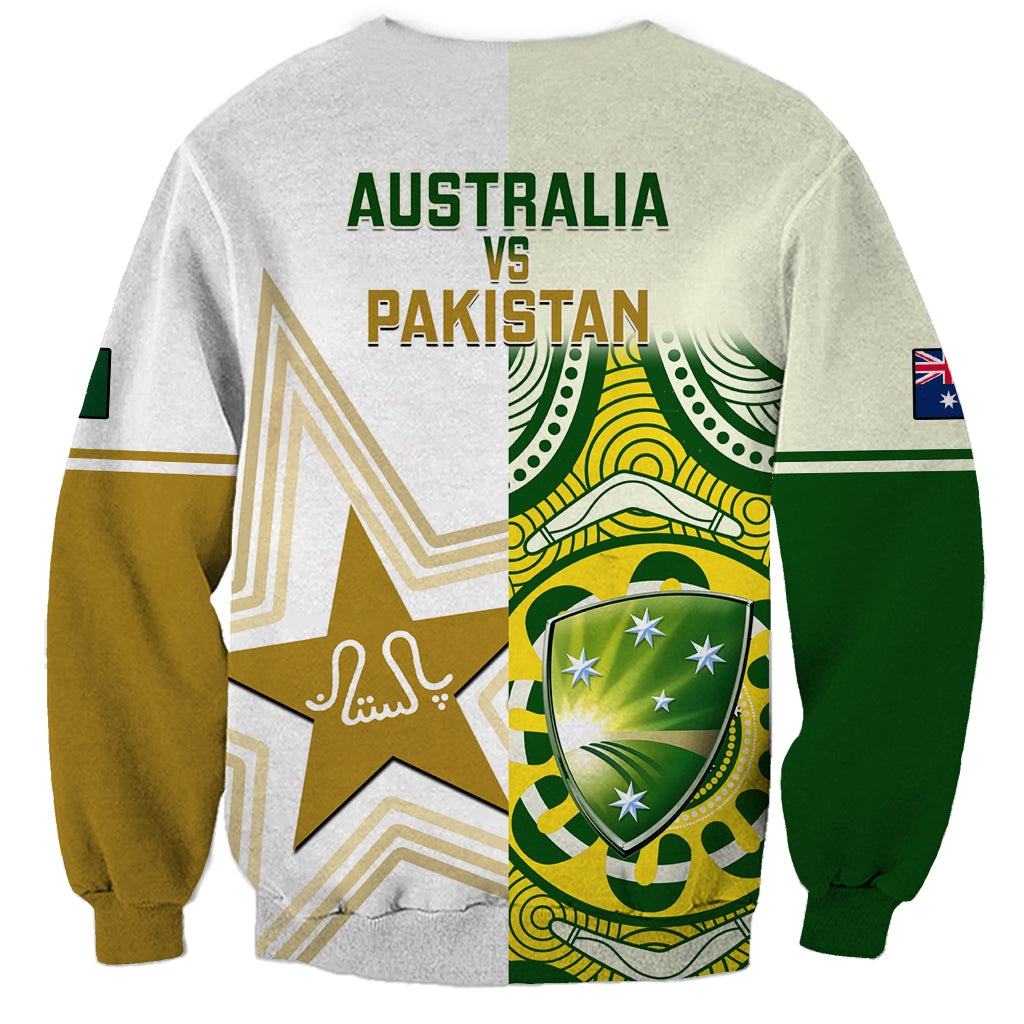 Australia And Pakistan Cricket Sweatshirt Boxing Day 2023 Test Aussie With Shaheens - Wonder Print Shop