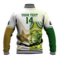 Custom Australia And Pakistan Cricket Baseball Jacket Boxing Day 2023 Test Aussie With Shaheens - Wonder Print Shop