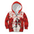 Christmas Canada Hockey Kid Hoodie Merry Hockey-Mas Maple Leaves Pattern - Wonder Print Shop