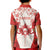 Christmas Canada Hockey Kid Polo Shirt Merry Hockey-Mas Maple Leaves Pattern - Wonder Print Shop