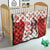 Christmas Canada Hockey Quilt Merry Hockey-Mas Maple Leaves Pattern - Wonder Print Shop