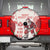 Christmas Canada Hockey Spare Tire Cover Merry Hockey-Mas Maple Leaves Pattern - Wonder Print Shop