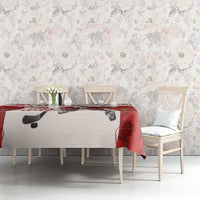 Christmas Canada Hockey Tablecloth Merry Hockey-Mas Maple Leaves Pattern - Wonder Print Shop