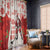 Christmas Canada Hockey Window Curtain Merry Hockey-Mas Maple Leaves Pattern - Wonder Print Shop
