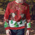 Christmas Canada Ugly Christmas Sweater Joyeux Noel - Caribou With Maple Leaf - Wonder Print Shop