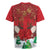 Christmas Canada Rugby Jersey Joyeux Noel - Caribou With Maple Leaf - Wonder Print Shop