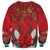 Christmas Canada Sweatshirt Joyeux Noel - Caribou With Maple Leaf - Wonder Print Shop