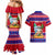 Custom Guam Christmas Couples Matching Mermaid Dress and Hawaiian Shirt Guaman Santas Felis Pasgua - Wonder Print Shop