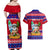 Custom Guam Christmas Couples Matching Off Shoulder Maxi Dress and Hawaiian Shirt Guaman Santas Felis Pasgua - Wonder Print Shop