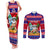 Custom Guam Christmas Couples Matching Tank Maxi Dress and Long Sleeve Button Shirt Guaman Santas Felis Pasgua - Wonder Print Shop