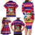Custom Guam Christmas Family Matching Long Sleeve Bodycon Dress and Hawaiian Shirt Guaman Santas Felis Pasgua - Wonder Print Shop