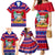 Custom Guam Christmas Family Matching Mermaid Dress and Hawaiian Shirt Guaman Santas Felis Pasgua - Wonder Print Shop