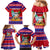 Custom Guam Christmas Family Matching Mermaid Dress and Hawaiian Shirt Guaman Santas Felis Pasgua - Wonder Print Shop