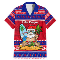 Custom Guam Christmas Family Matching Mermaid Dress and Hawaiian Shirt Guaman Santas Felis Pasgua - Wonder Print Shop