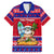 Custom Guam Christmas Family Matching Mermaid Dress and Hawaiian Shirt Guaman Santas Felis Pasgua - Wonder Print Shop