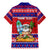 Custom Guam Christmas Family Matching Mermaid Dress and Hawaiian Shirt Guaman Santas Felis Pasgua - Wonder Print Shop