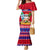 Custom Guam Christmas Family Matching Mermaid Dress and Hawaiian Shirt Guaman Santas Felis Pasgua - Wonder Print Shop