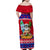 Custom Guam Christmas Family Matching Off Shoulder Maxi Dress and Hawaiian Shirt Guaman Santas Felis Pasgua - Wonder Print Shop