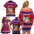 Custom Guam Christmas Family Matching Off Shoulder Short Dress and Hawaiian Shirt Guaman Santas Felis Pasgua - Wonder Print Shop