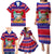 Custom Guam Christmas Family Matching Puletasi Dress and Hawaiian Shirt Guaman Santas Felis Pasgua - Wonder Print Shop