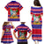Custom Guam Christmas Family Matching Puletasi Dress and Hawaiian Shirt Guaman Santas Felis Pasgua - Wonder Print Shop