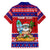 Custom Guam Christmas Family Matching Short Sleeve Bodycon Dress and Hawaiian Shirt Guaman Santas Felis Pasgua - Wonder Print Shop