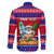 Custom Guam Christmas Family Matching Short Sleeve Bodycon Dress and Hawaiian Shirt Guaman Santas Felis Pasgua - Wonder Print Shop