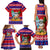 Custom Guam Christmas Family Matching Tank Maxi Dress and Hawaiian Shirt Guaman Santas Felis Pasgua - Wonder Print Shop