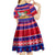 Custom Guam Christmas Kid Short Sleeve Dress Guaman Santas Felis Pasgua - Wonder Print Shop