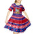 Custom Guam Christmas Kid Short Sleeve Dress Guaman Santas Felis Pasgua - Wonder Print Shop