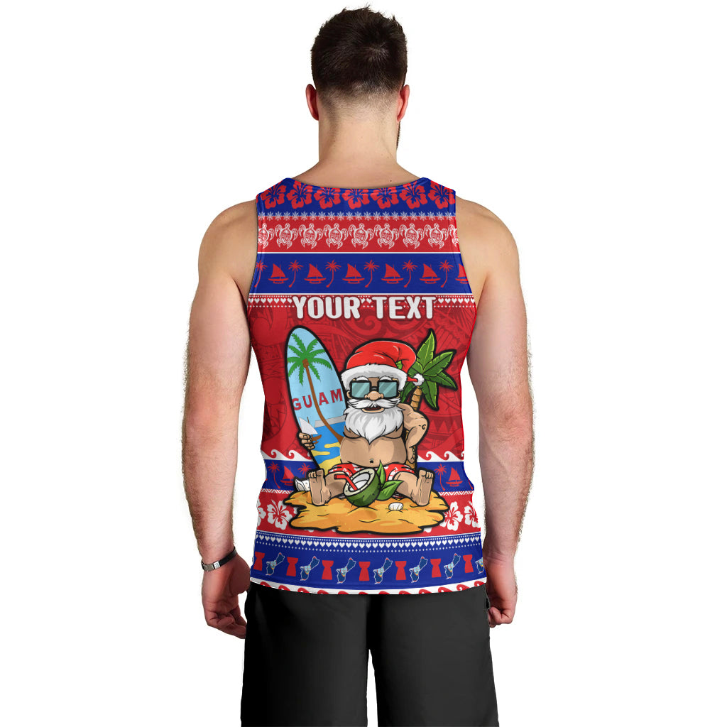 Custom Guam Christmas Men Tank Top Guaman Santas Felis Pasgua - Wonder Print Shop