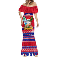 Custom Guam Christmas Mermaid Dress Guaman Santas Felis Pasgua - Wonder Print Shop