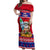Custom Guam Christmas Off Shoulder Maxi Dress Guaman Santas Felis Pasgua - Wonder Print Shop