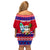 Custom Guam Christmas Off Shoulder Short Dress Guaman Santas Felis Pasgua - Wonder Print Shop