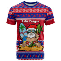 Custom Guam Christmas T Shirt Guaman Santas Felis Pasgua - Wonder Print Shop