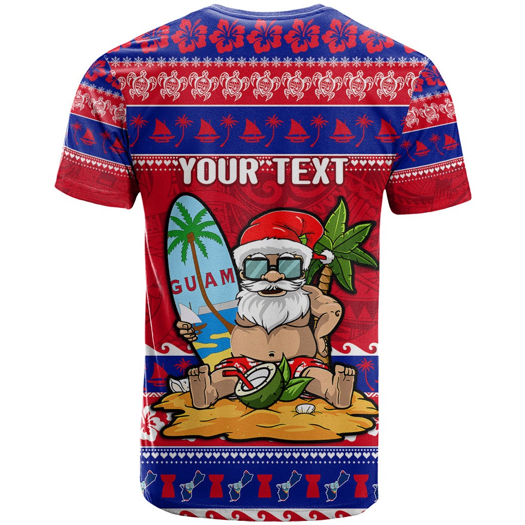 Custom Guam Christmas T Shirt Guaman Santas Felis Pasgua - Wonder Print Shop