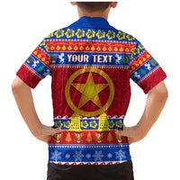 Custom Philippines Christmas Family Matching Mermaid Dress and Hawaiian Shirt Filipino Parol Maligayang Pasko - Wonder Print Shop